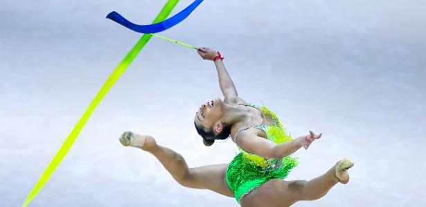 Barbara Domingos encerra Mundial em nono lugar e estabelece melhor marca do Brasil na ginástica rítmica - Imagem do artigo original