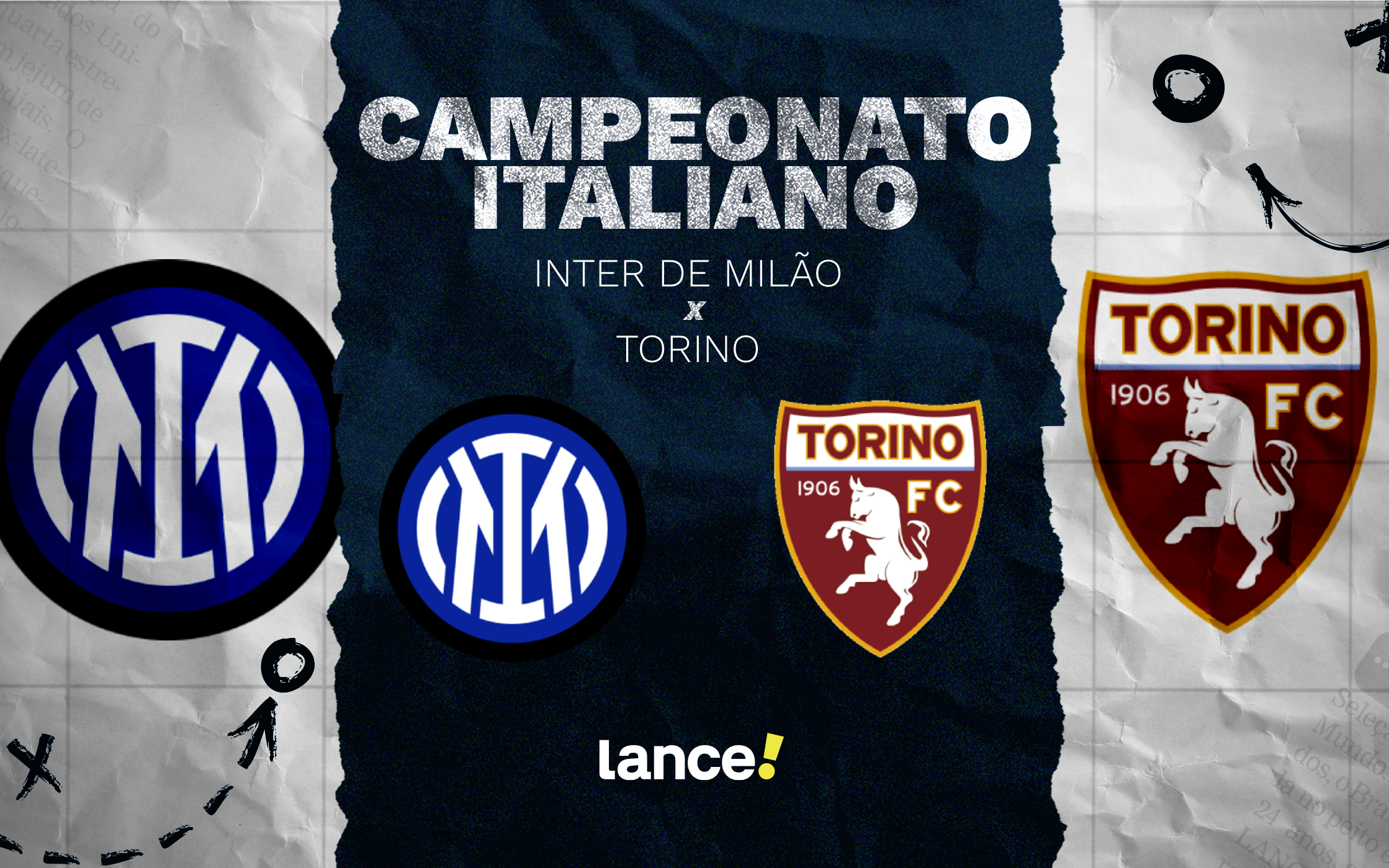 Inter de Milão enfrenta Torino pelo Campeonato Italiano com transmissão ao vivo - Imagem do artigo original