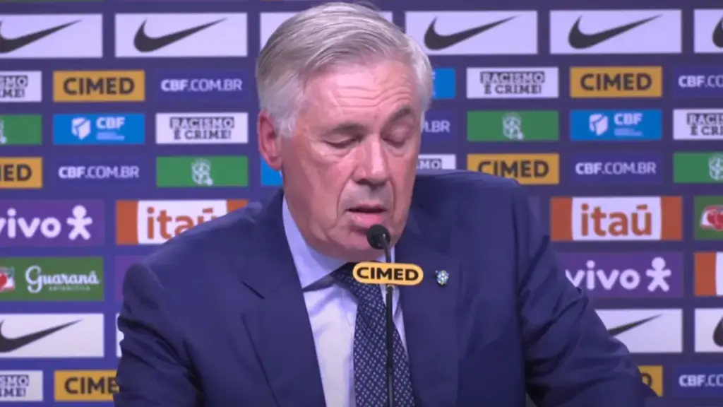 Narrador critica convocação de Ancelotti para a Seleção Brasileira