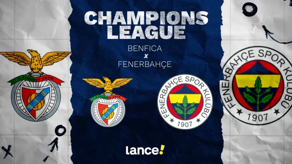 Benfica x Fenerbahce: onde assistir e prováveis escalações do jogo pela Champions League
