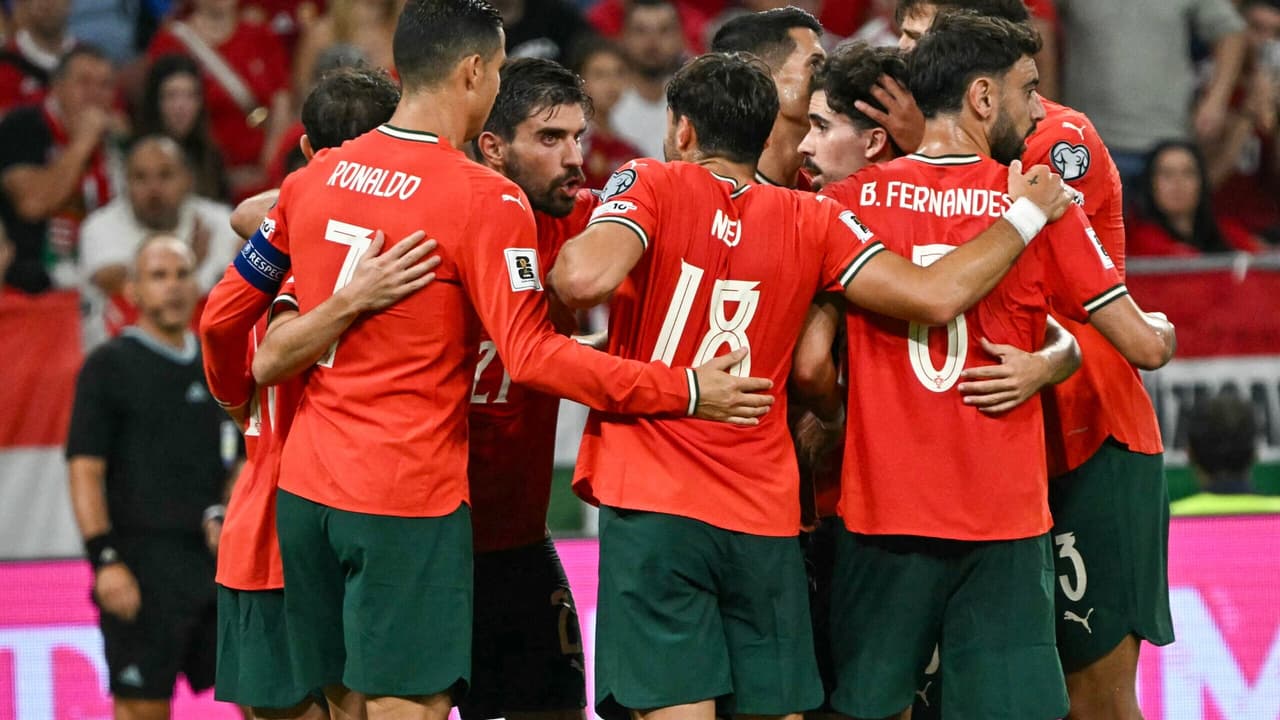 Gol de Cristiano Ronaldo garante triunfo de Portugal sobre a Hungria nas Eliminatórias - Imagem do artigo original