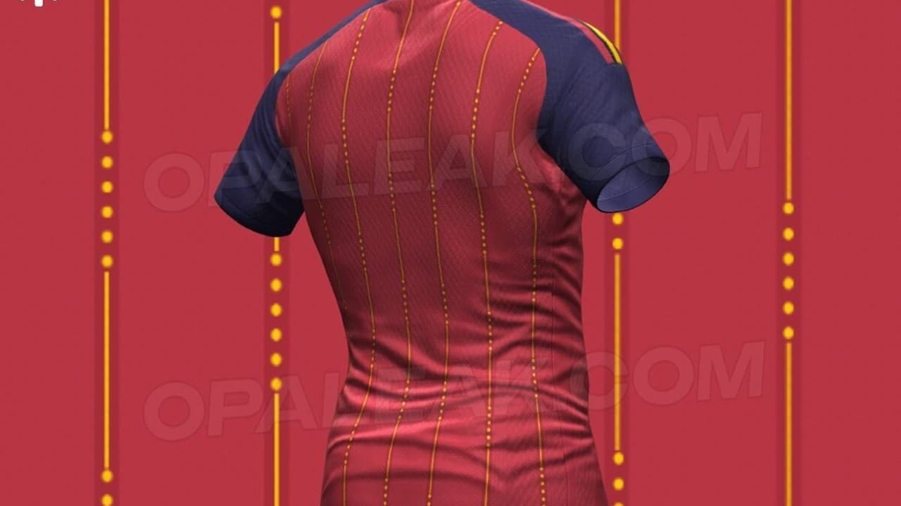 Imagens da suposta nova camisa da Espanha para a Copa do Mundo vazam na internet - Imagem do artigo original