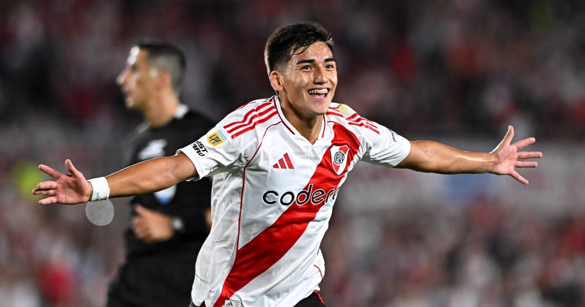 Chelsea e Barcelona disputam Ian Subiabre, joia de €30 milhões do River Plate - Imagem do artigo original