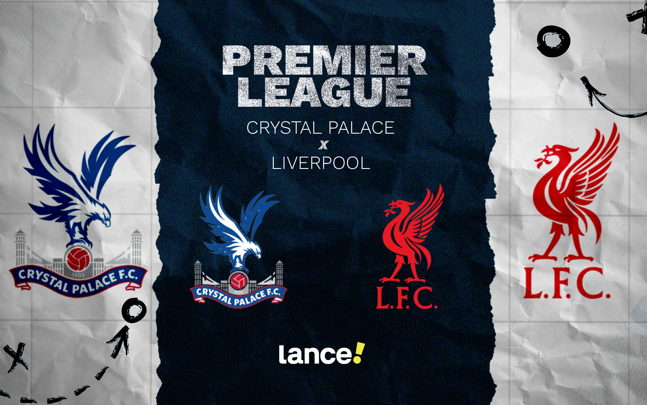 Crystal Palace x Liverpool: onde assistir ao confronto da Premier League - Imagem do artigo original