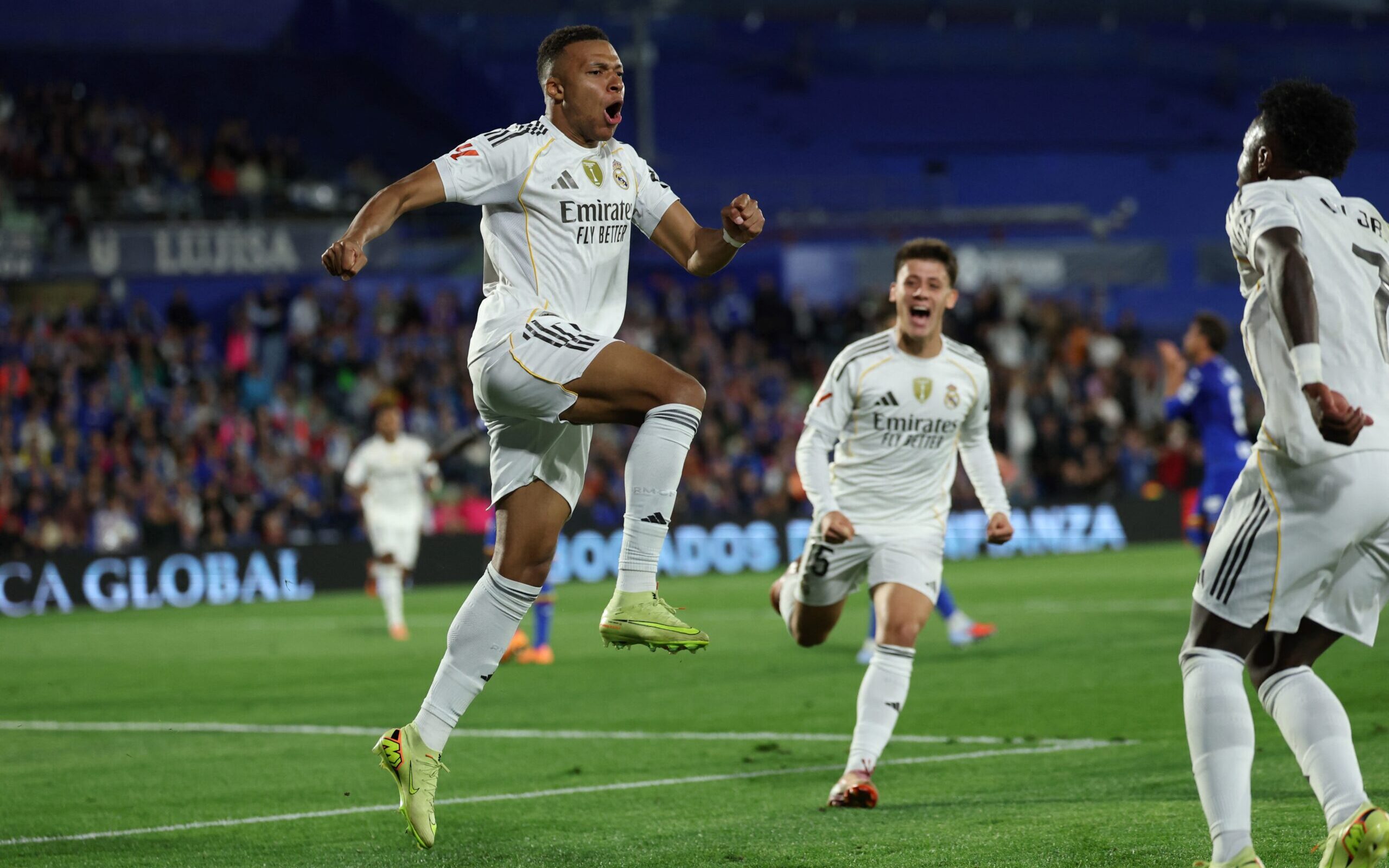 Mbappé marca, Real Madrid supera Getafe e volta ao topo da La Liga - Imagem do artigo original