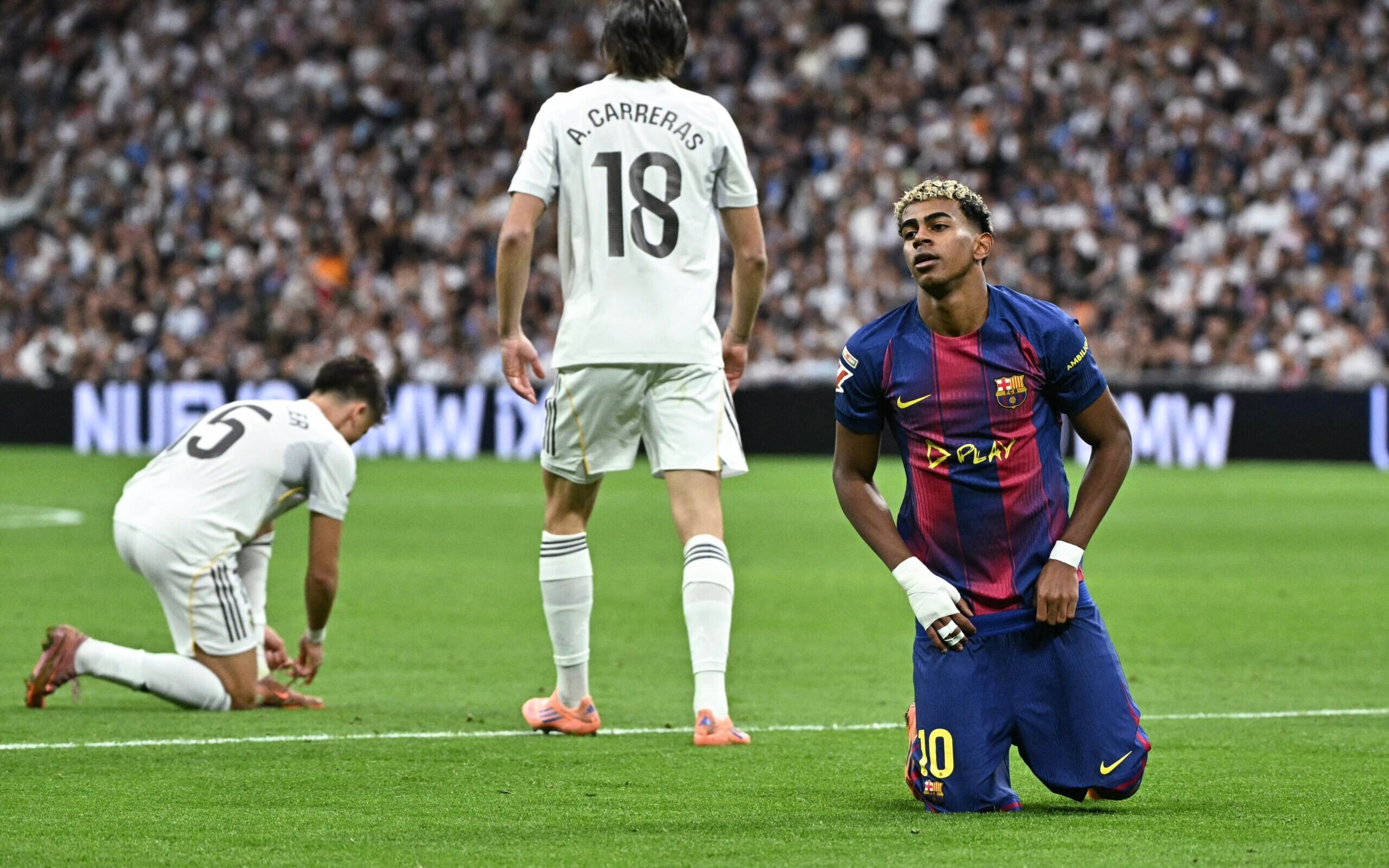 Lamine Yamal atua com restrição física e acende alerta no Barcelona - Imagem do artigo original