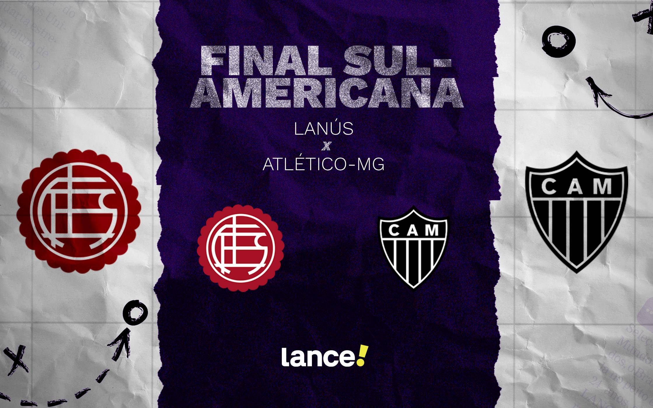 Final da Sul-Americana coloca Lanús e Atlético-MG frente a frente - Imagem do artigo original